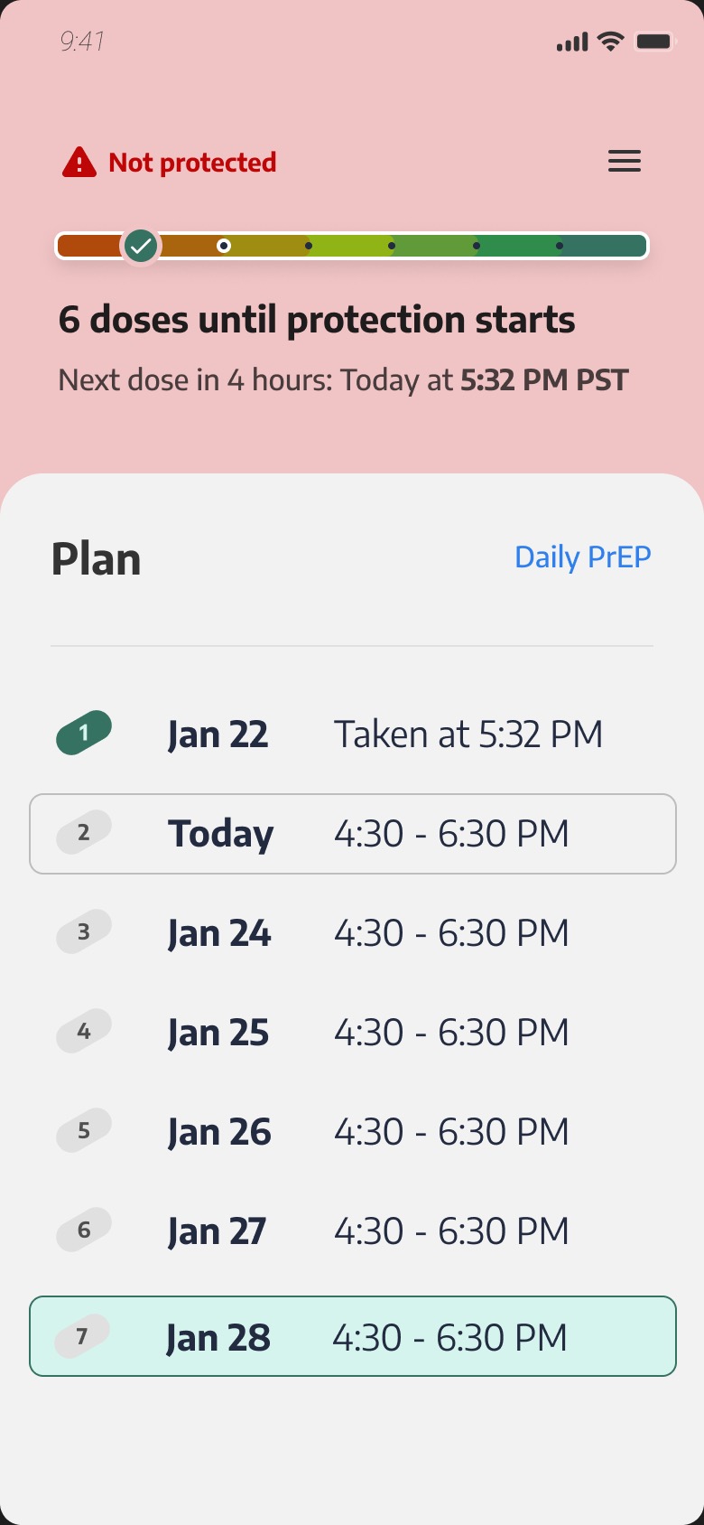 Vision B, protection progress and a numbered plan